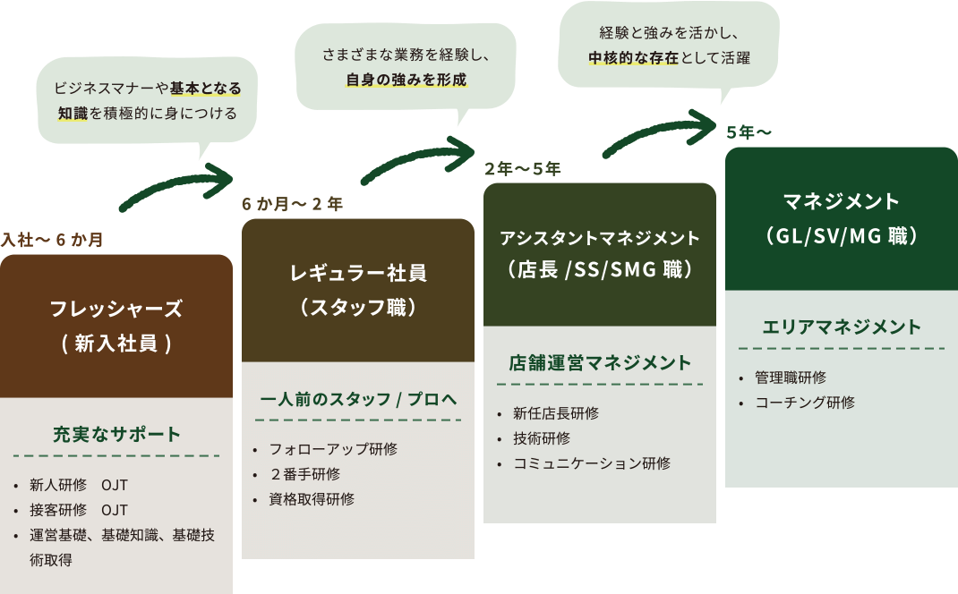 キャリアパスについて